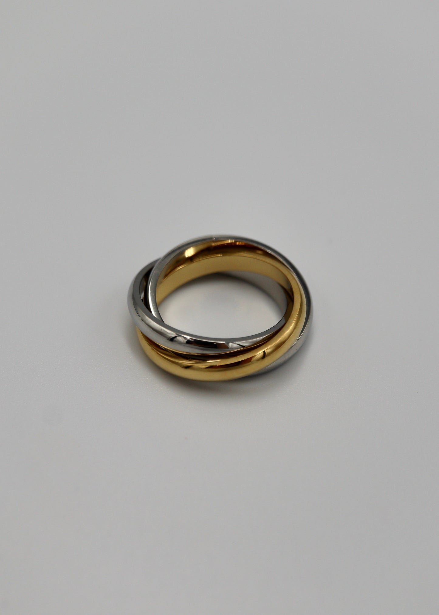 triple union stainless ring