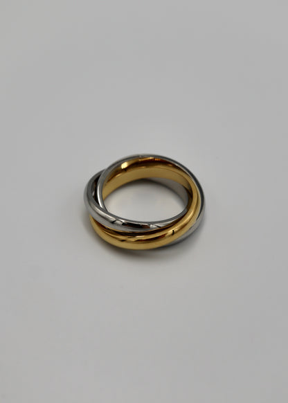 triple union stainless ring
