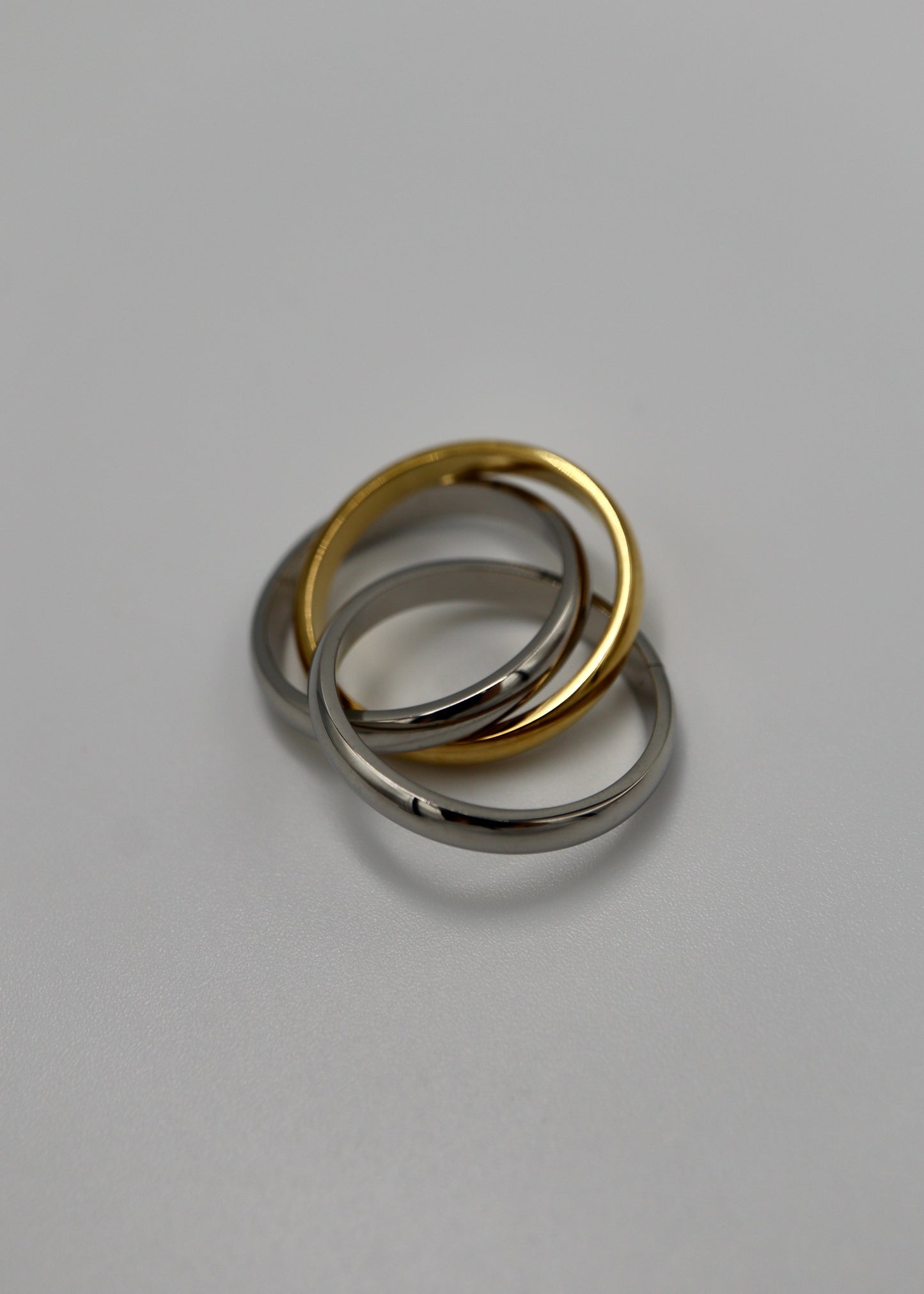 triple union stainless ring
