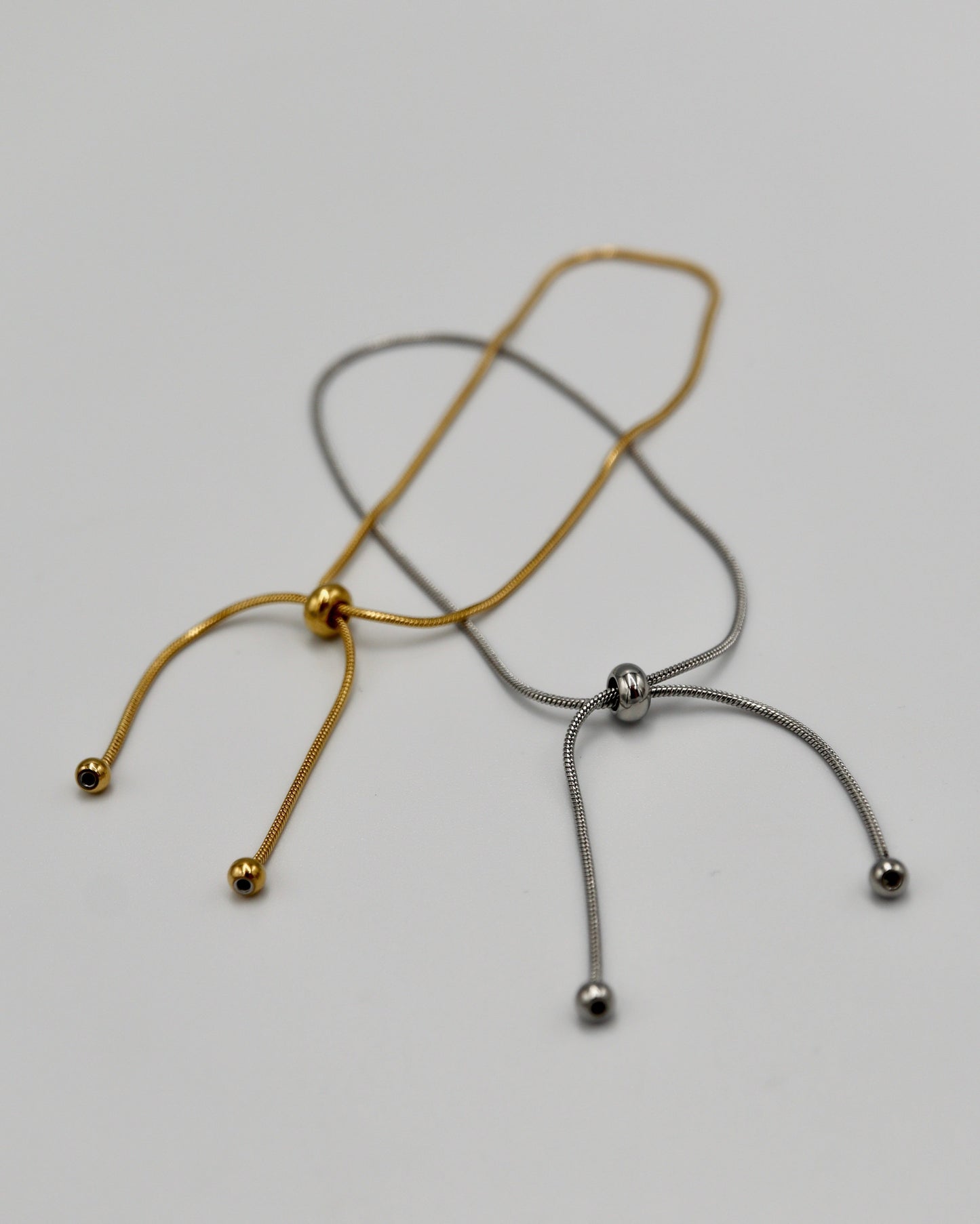 ribbon snake stainless bracelet