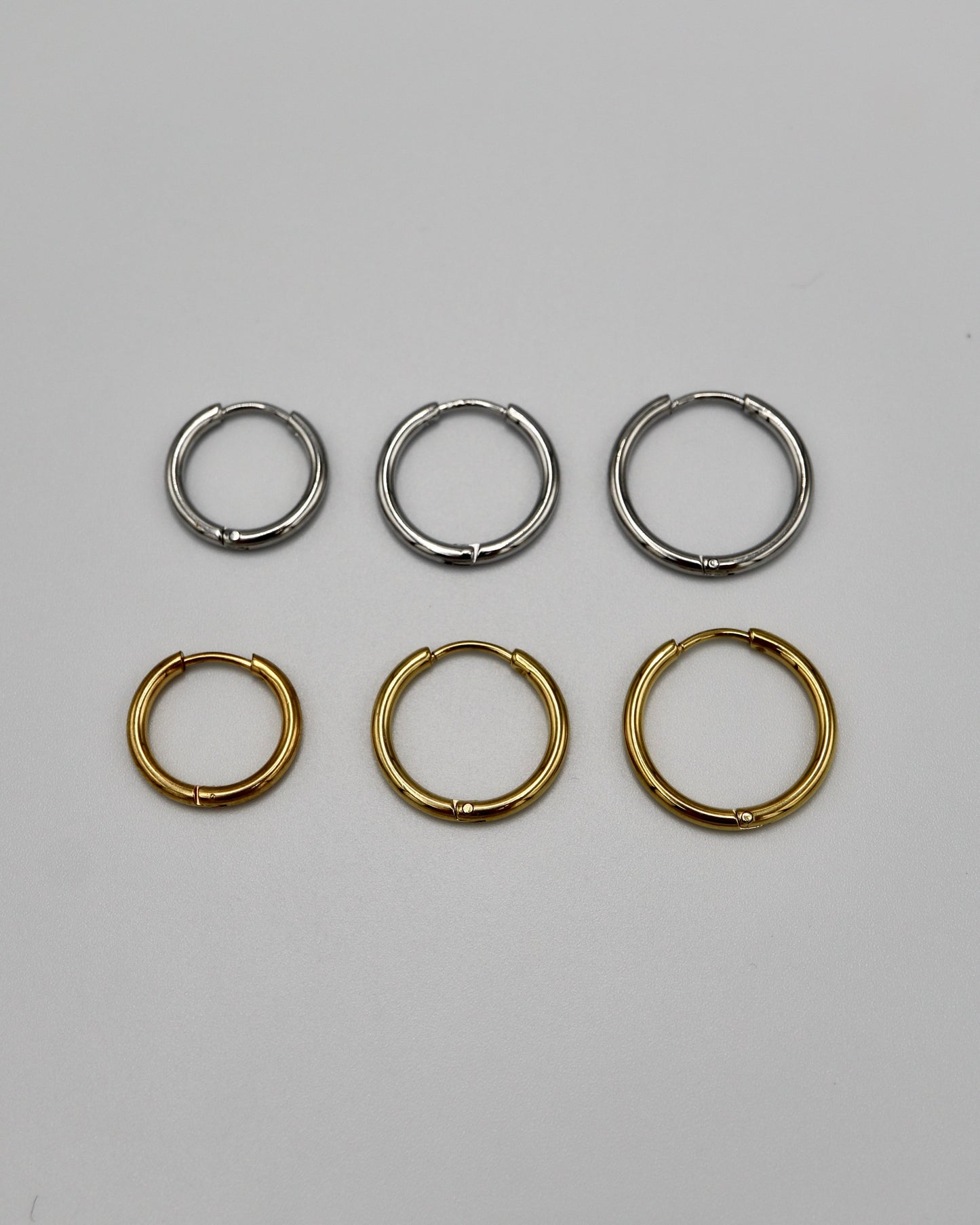 simple hoop stainless pierce