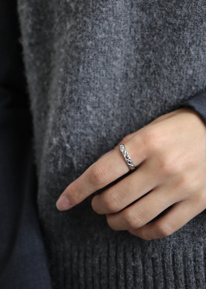 quilting pattern stainless ring