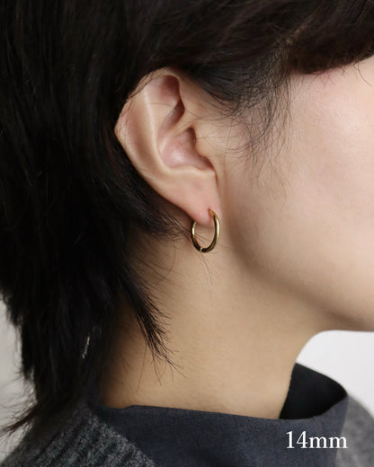 simple hoop stainless pierce