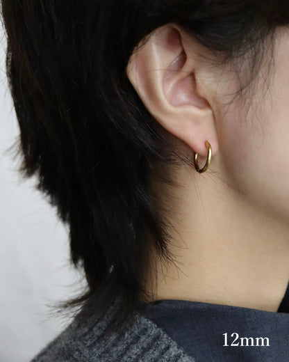 simple hoop stainless pierce