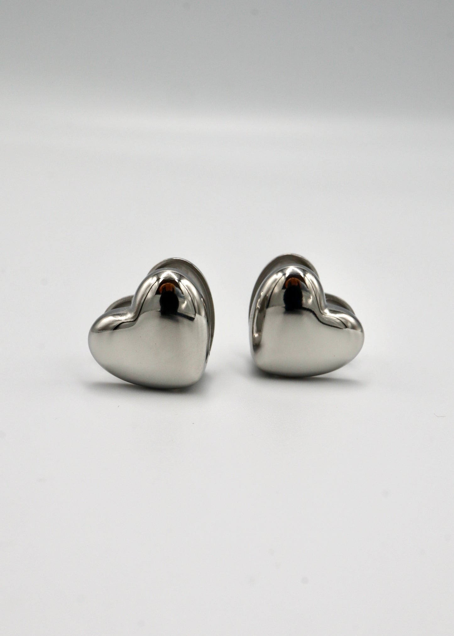 heart clip stainless pierce (stainless steel)