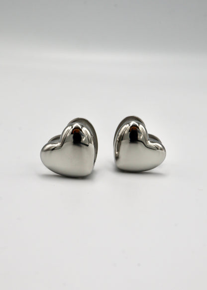 heart clip stainless pierce (stainless steel)