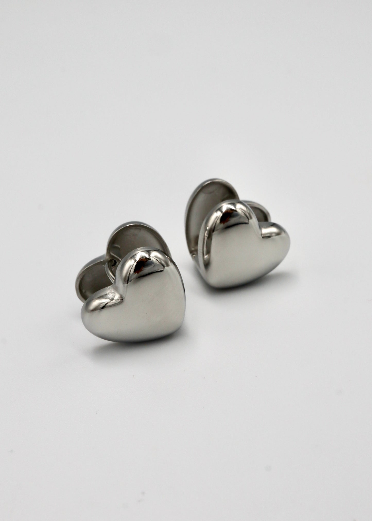 heart clip stainless pierce (stainless steel)