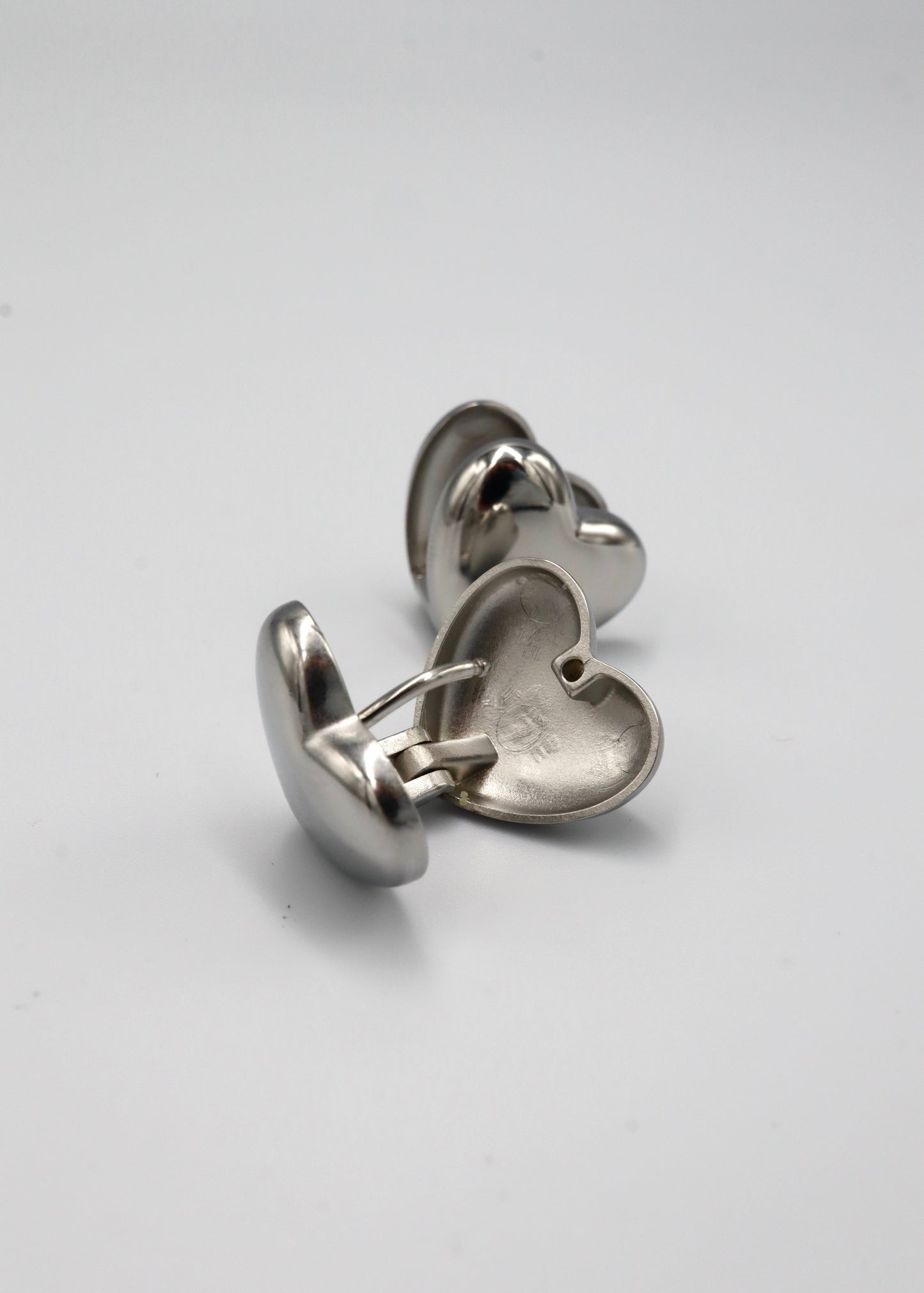 heart clip stainless pierce (stainless steel)