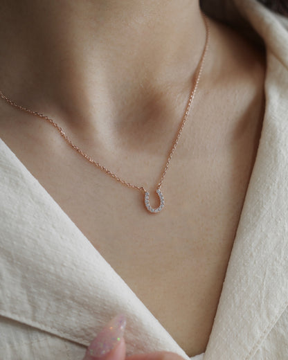 horse shoe necklace