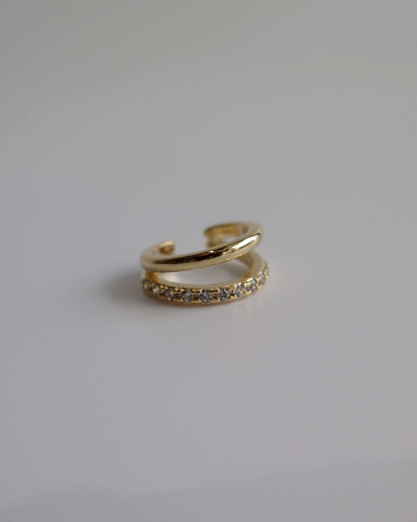 double line zir ear cuff