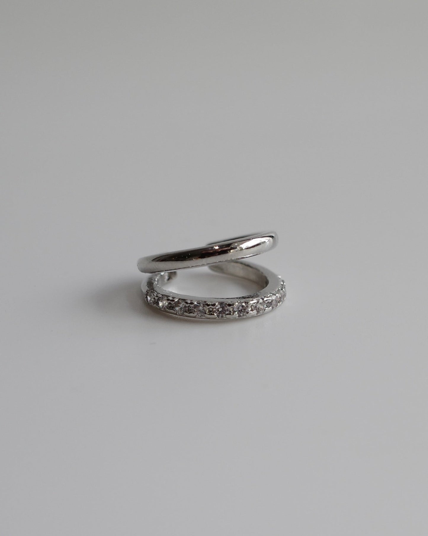 double line zir ear cuff