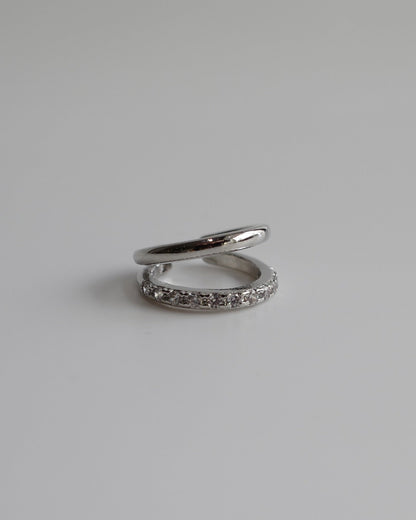 double line zir ear cuff