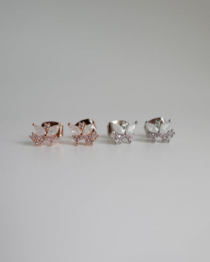 zir butterfly pierce & earring
