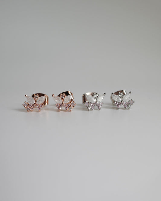 zir butterfly pierce & earring