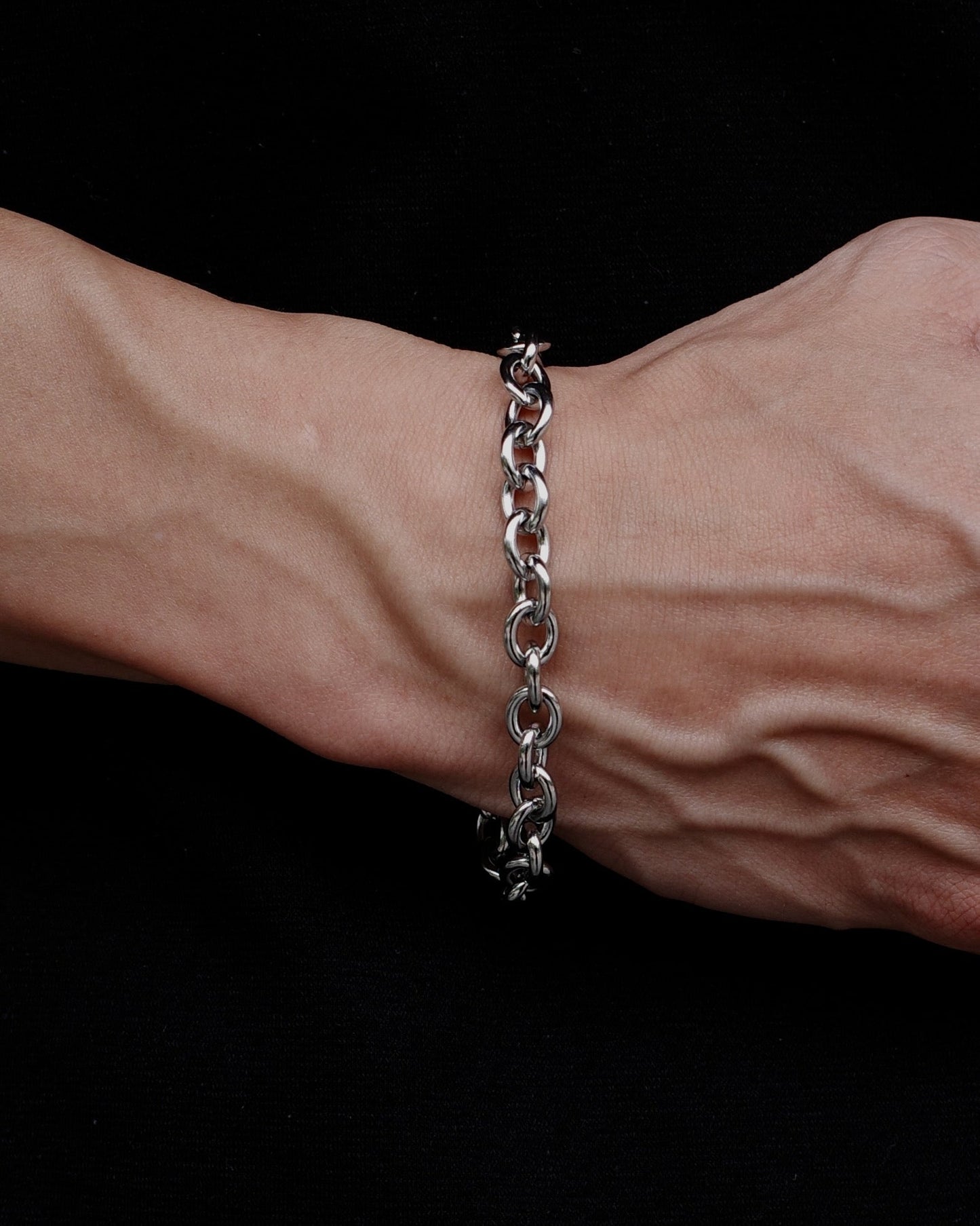 steel ring stainless bracelet (stainless steel)