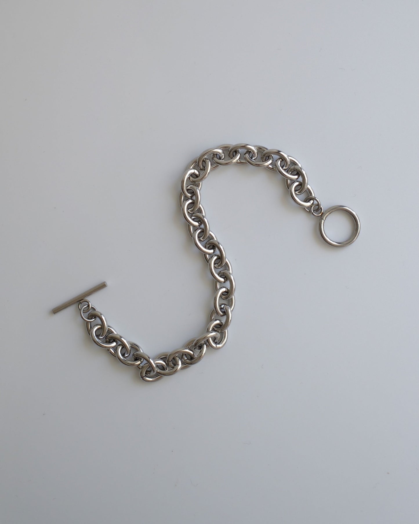 steel ring stainless bracelet (stainless steel)