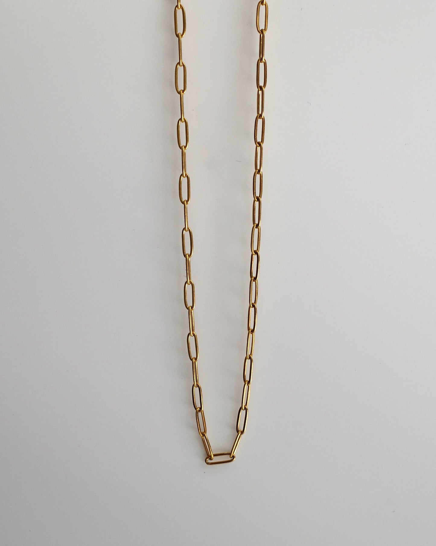 simple chain stainless necklace（stainless steel）