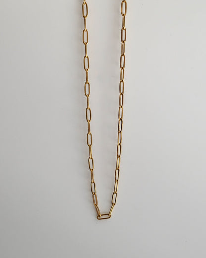 simple chain stainless necklace（stainless steel）