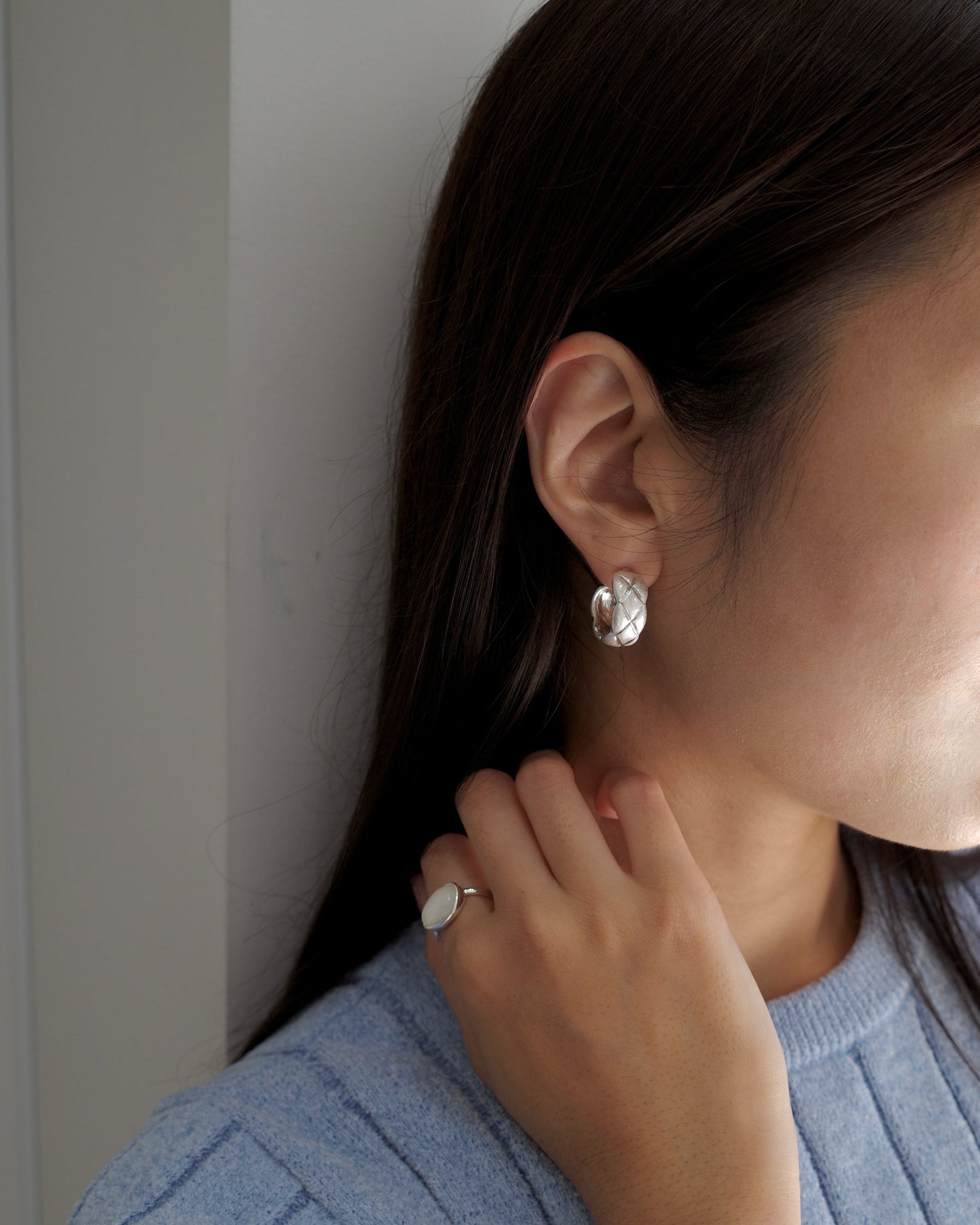 cross mate hoop  pierce