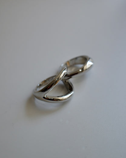 plump two finger ring