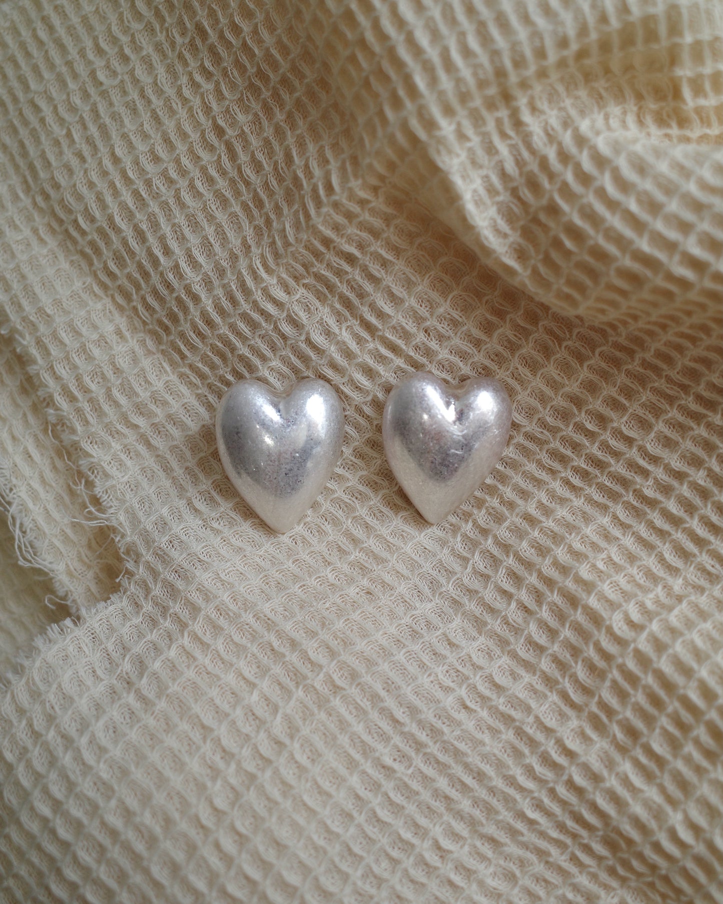 mate heart pierce & earring