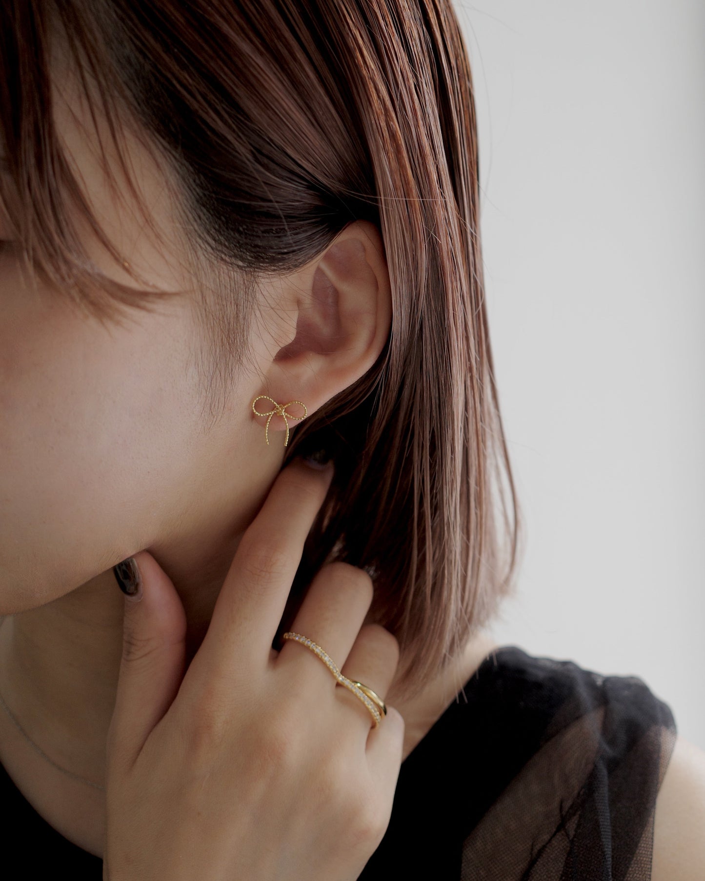 shiny ribbon pierce