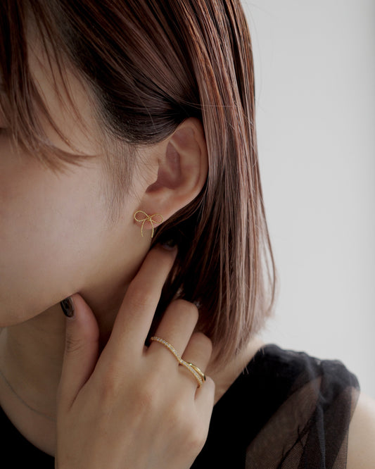 shiny ribbon pierce