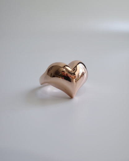 shiny heart ring