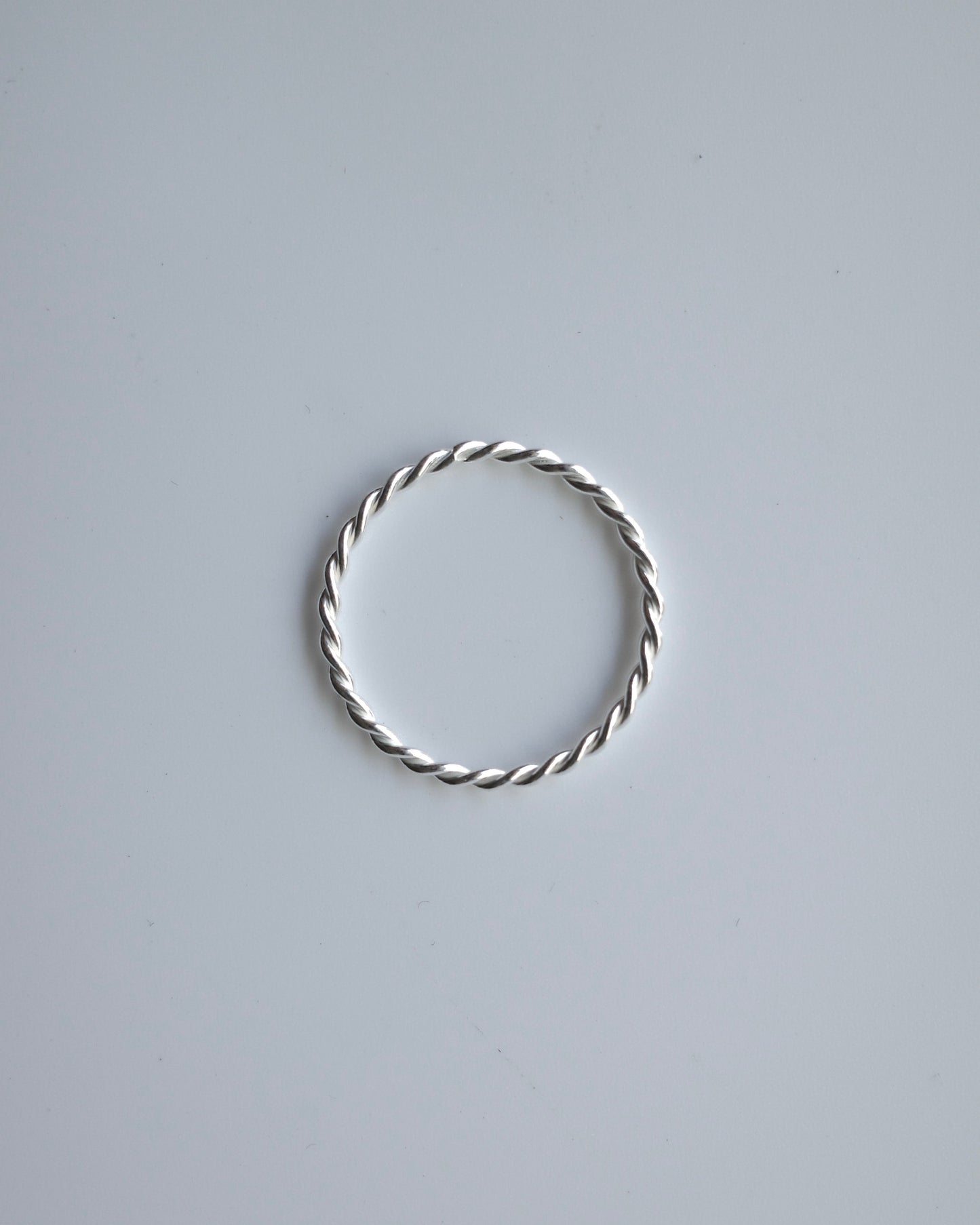 thin rope ring (silver925)