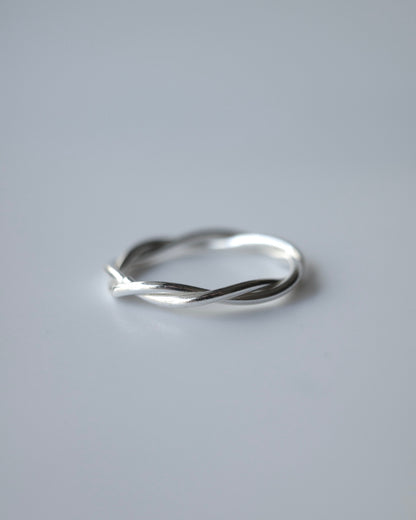 huge rope ring (silver925)