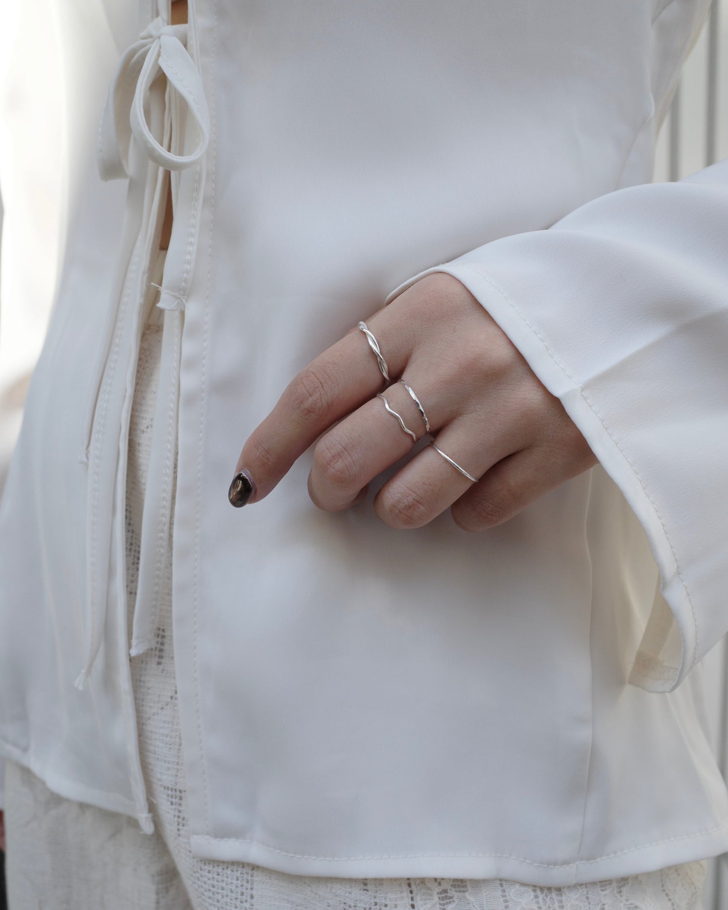 simple cut ring (silver925)