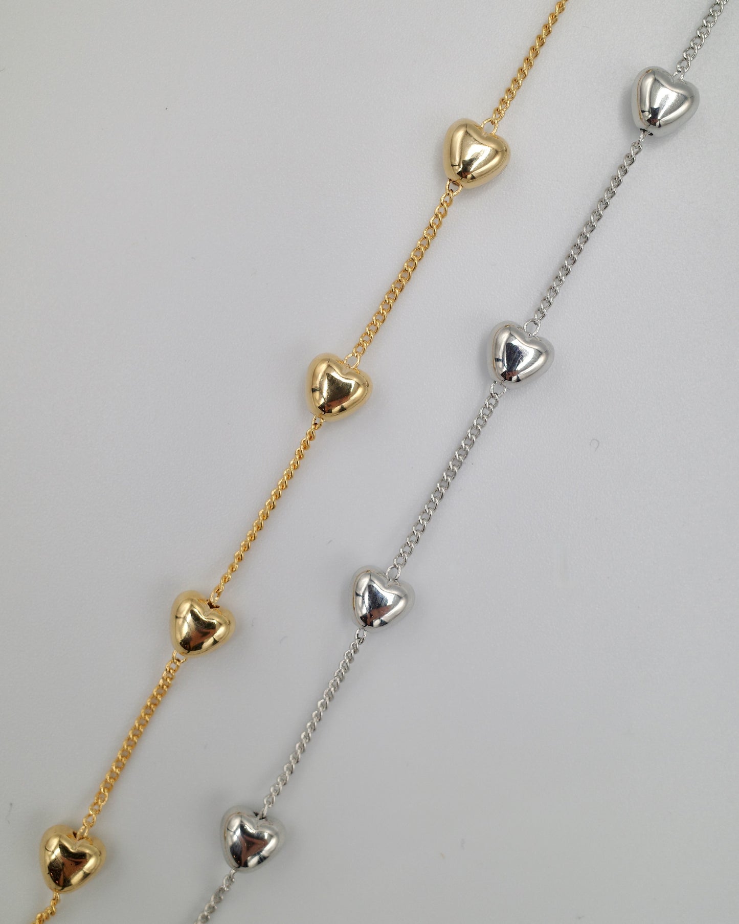 heart chain bracelet