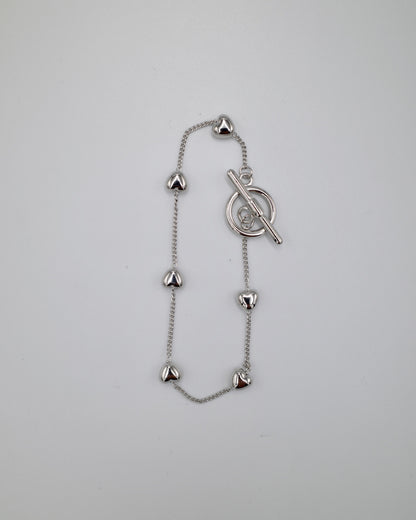 heart chain bracelet