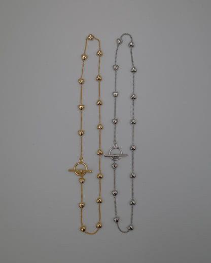 heart chain necklace