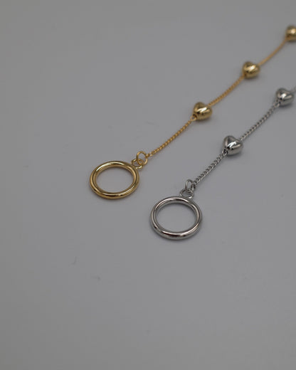 heart chain necklace