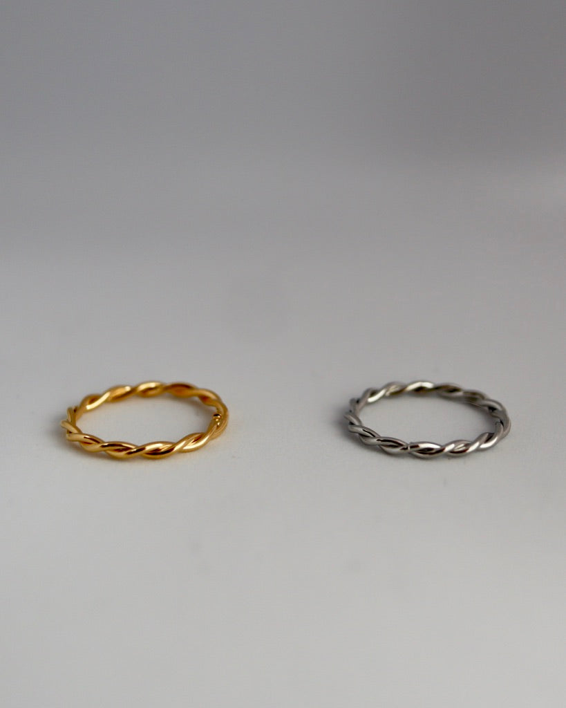 shiny twist ring