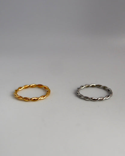 shiny twist ring