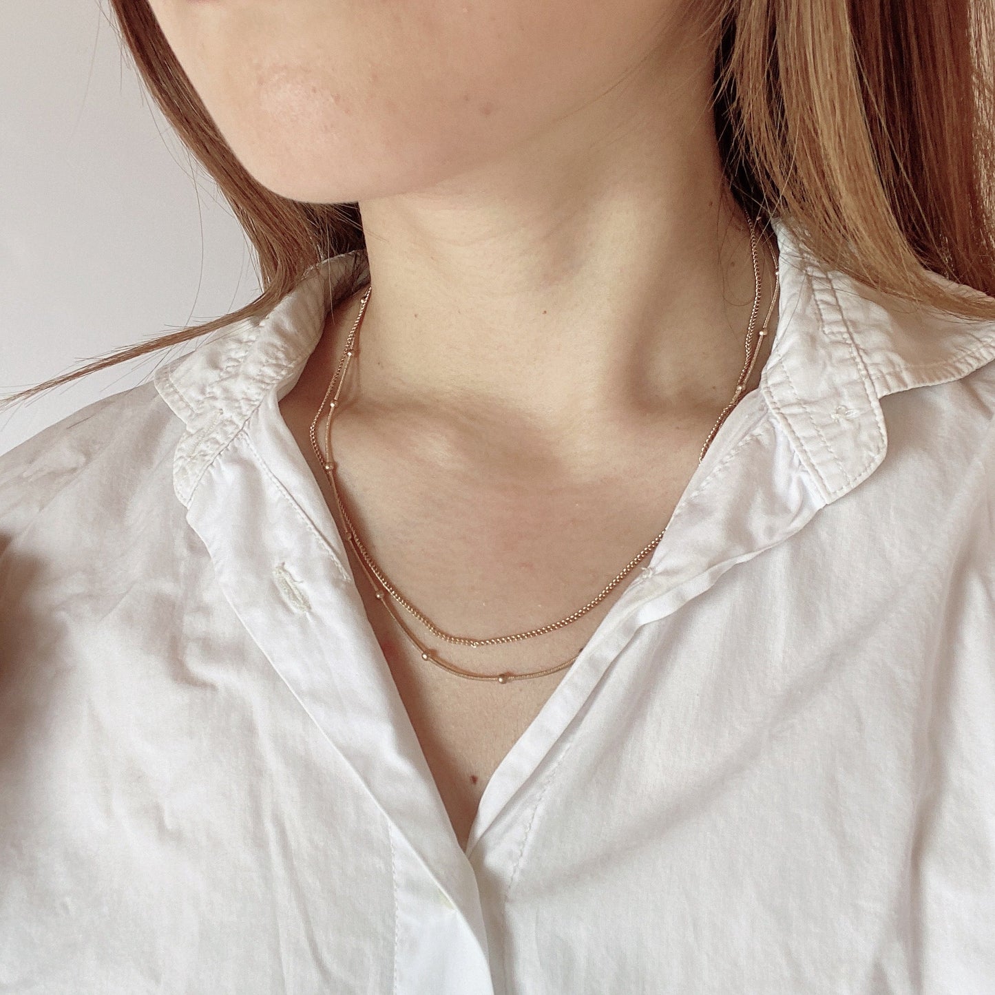 dot & smooth necklace