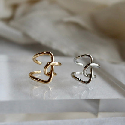 shiny entangle ring