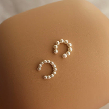pearl curl ear cuff