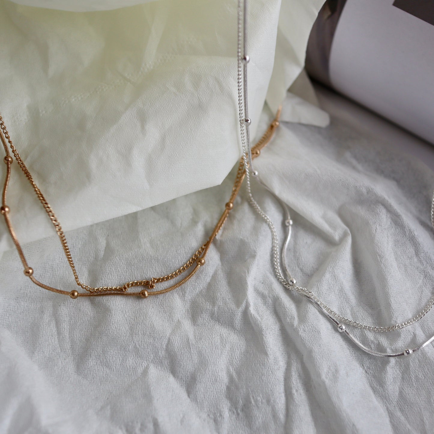 dot & smooth necklace
