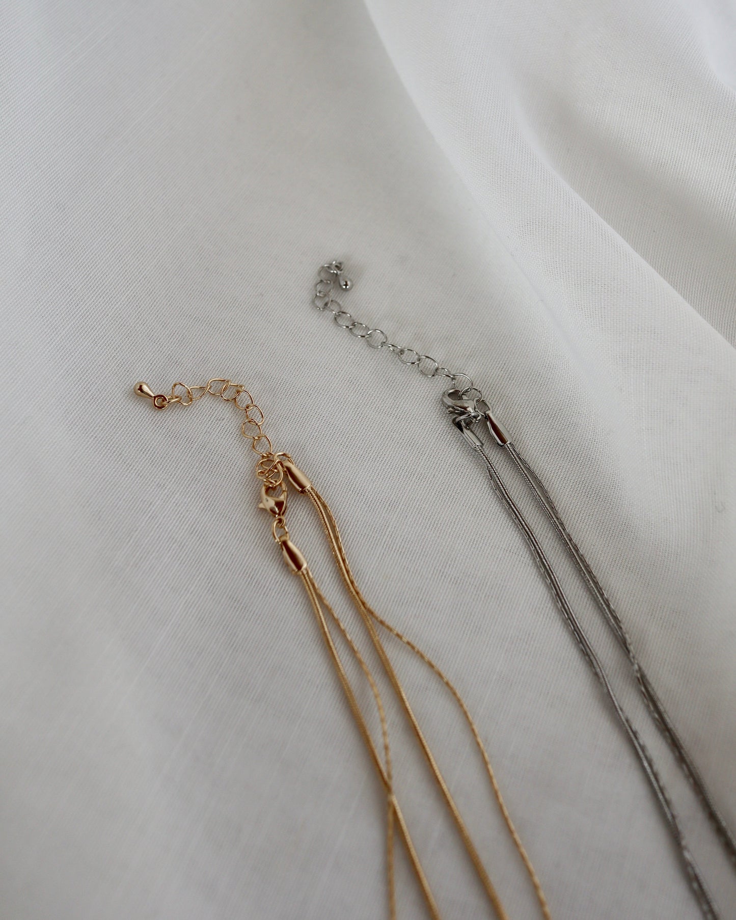 two line long necklace