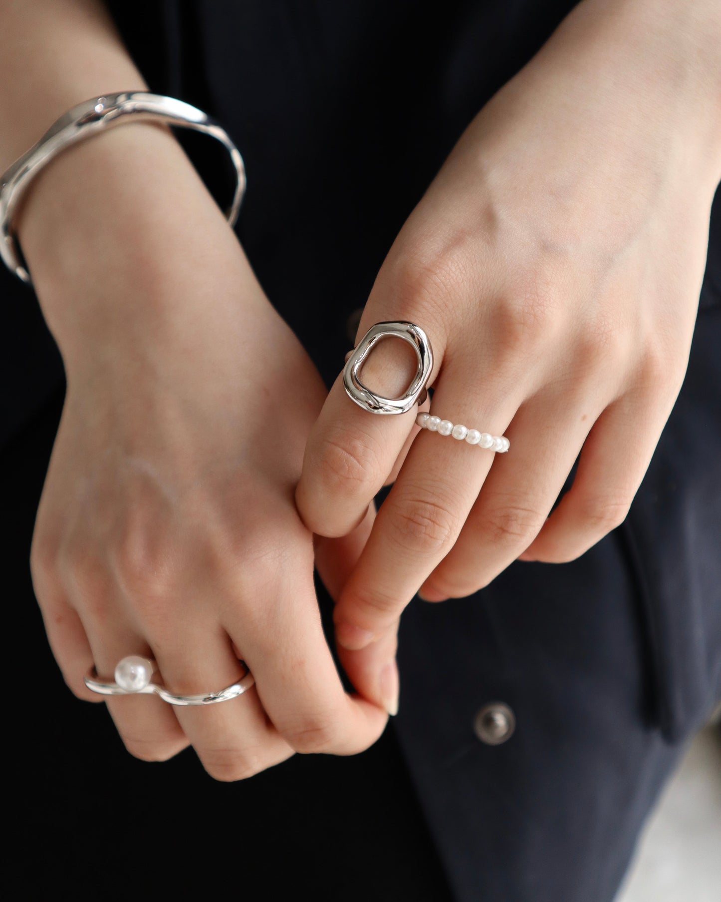 noble pearl ring