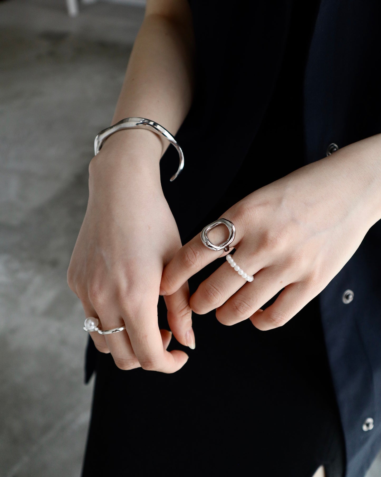 noble pearl ring