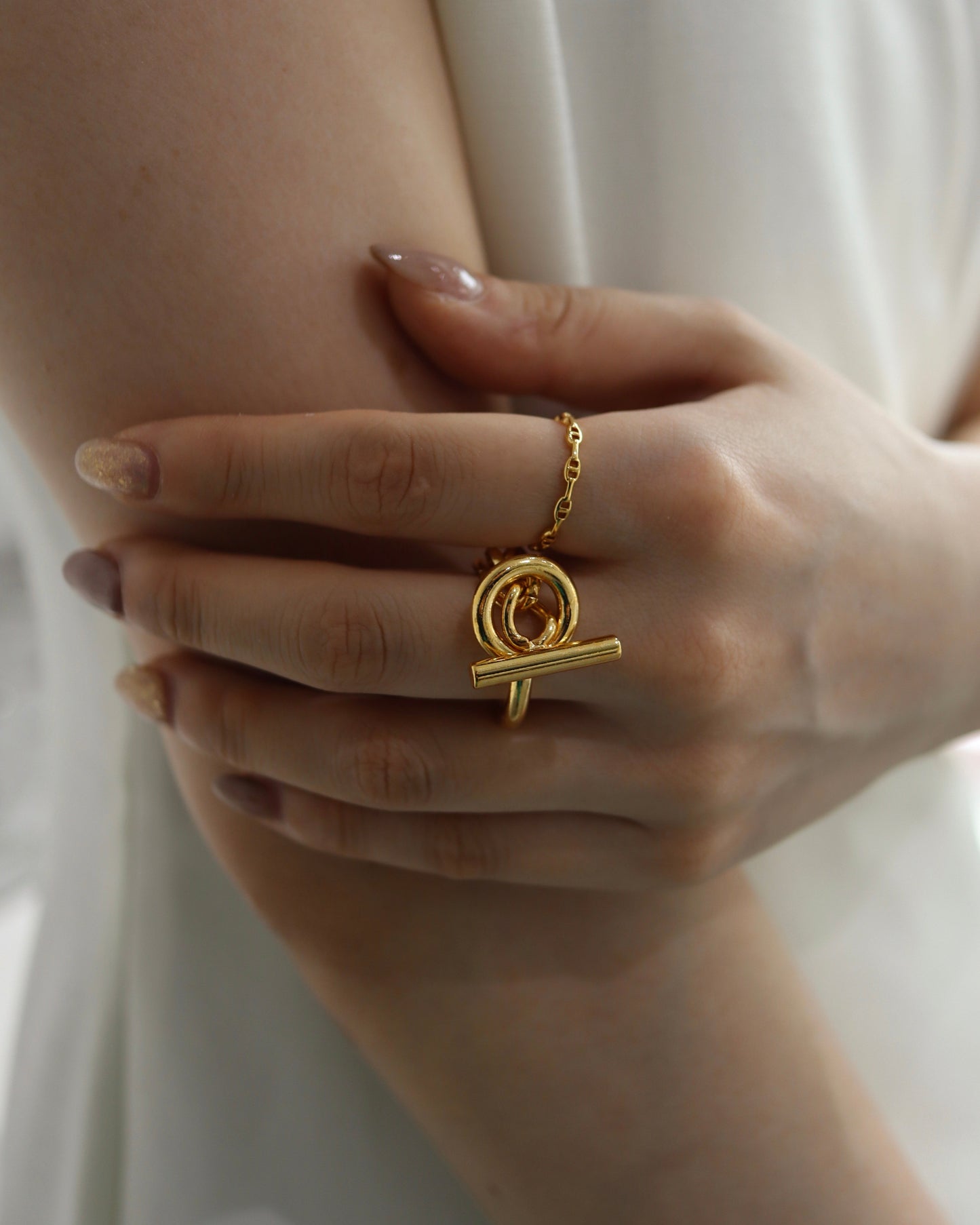 chain clasp ring