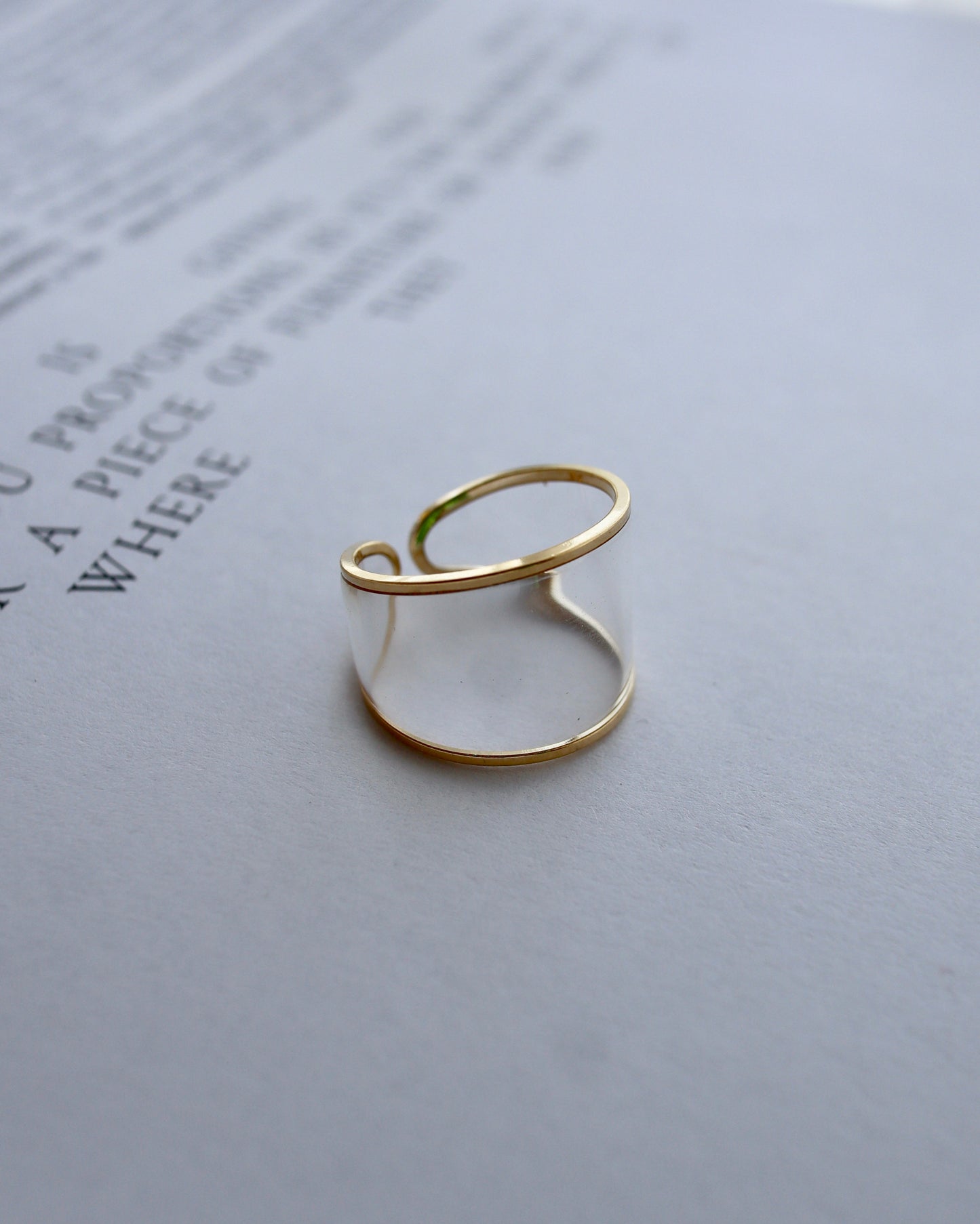 edging design clear ring