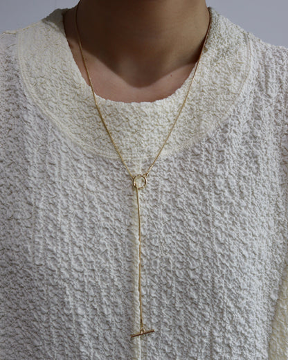 lock chain long necklace