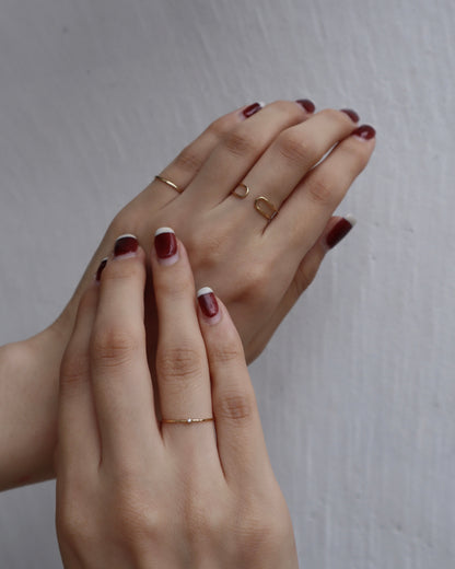 thin fold ring
