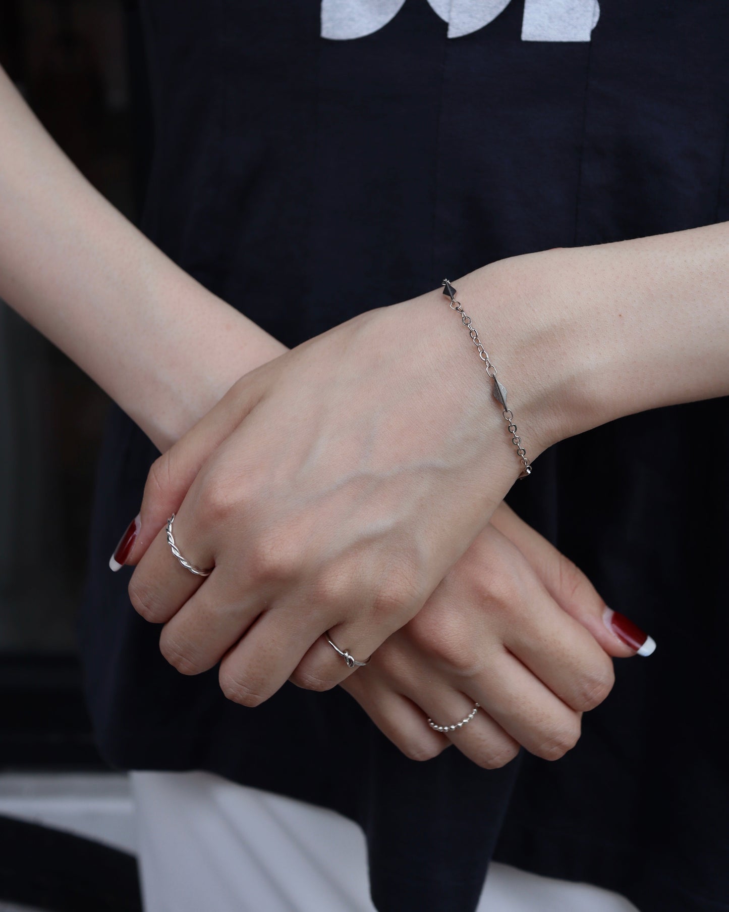 shiny twist ring