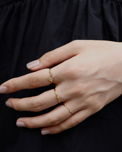 glowing moon ring
